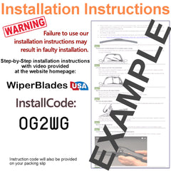 2021 Volkswagen GTI Wiper Blades Set w/1yr Warranty (Set of 2) Pulse Beam Wipers