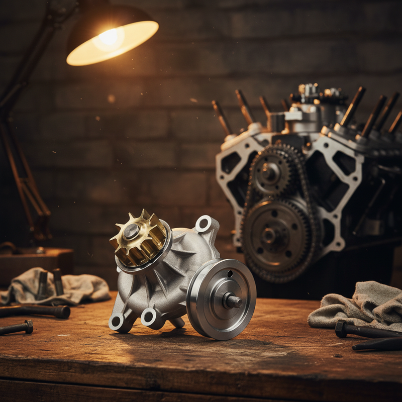 Classic Car Water Pump Replacement for Vintage V8 Engines
