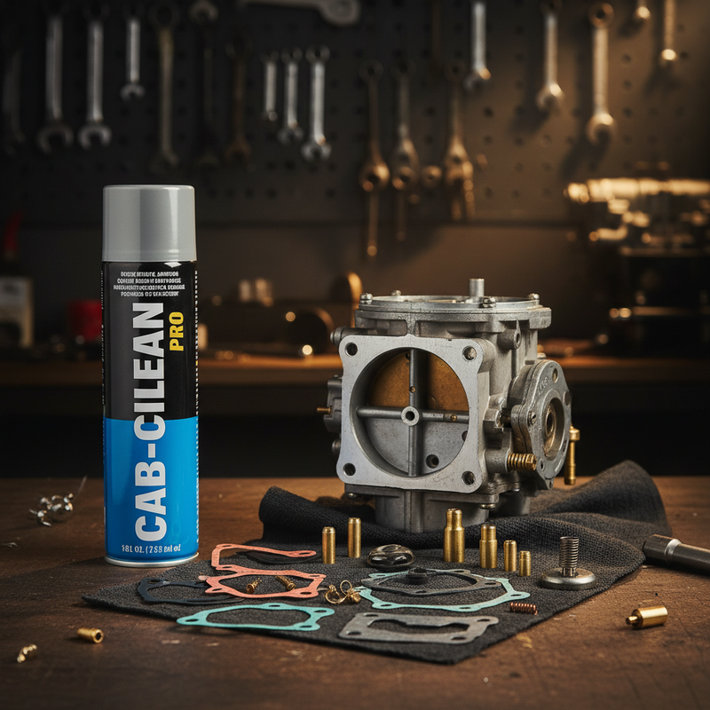 Carburetor Cleaner and Complete Rebuild Kit for Classic Cars