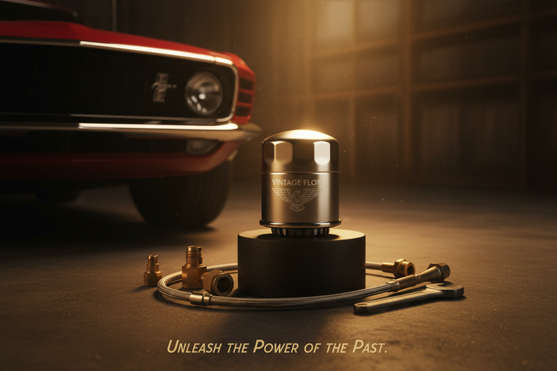 Classic Car Oil Filter Kit for Vintage V8 Engines