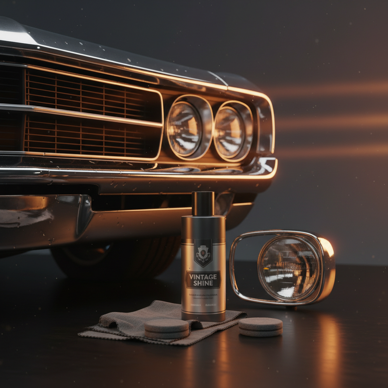 Classic Car Chrome and Metal Polish Kit
